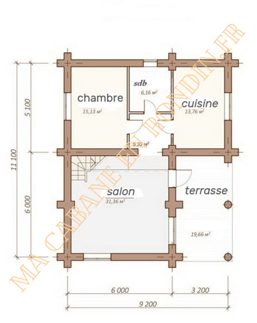 plan chalet Oregon