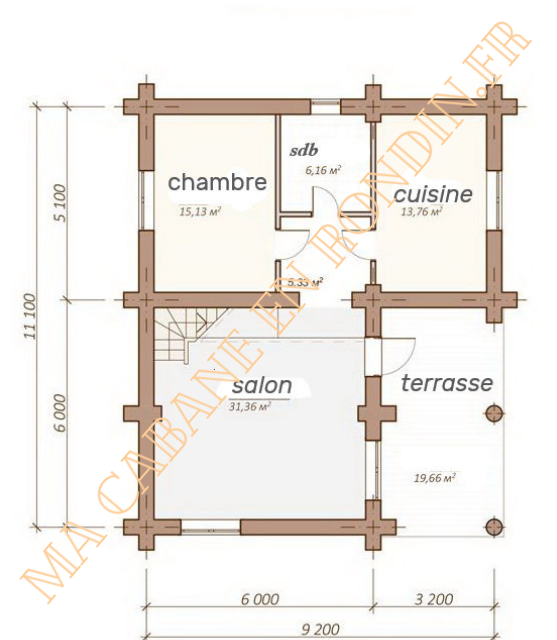 plan chalet Oregon